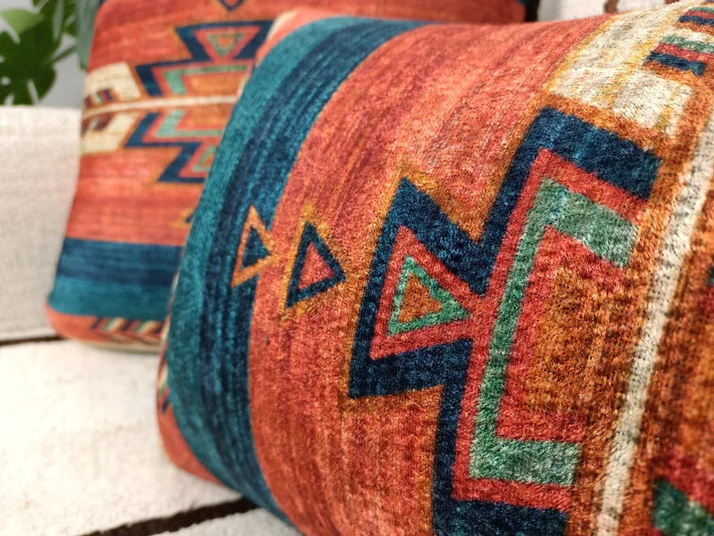 home decor pillow, tribal pillow cover, bench cushion, contemporary pillow, aztec pillow, body pillow