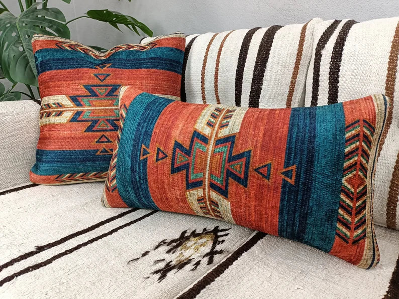 home decor pillow, tribal pillow cover, bench cushion, contemporary pillow, aztec pillow, body pillow