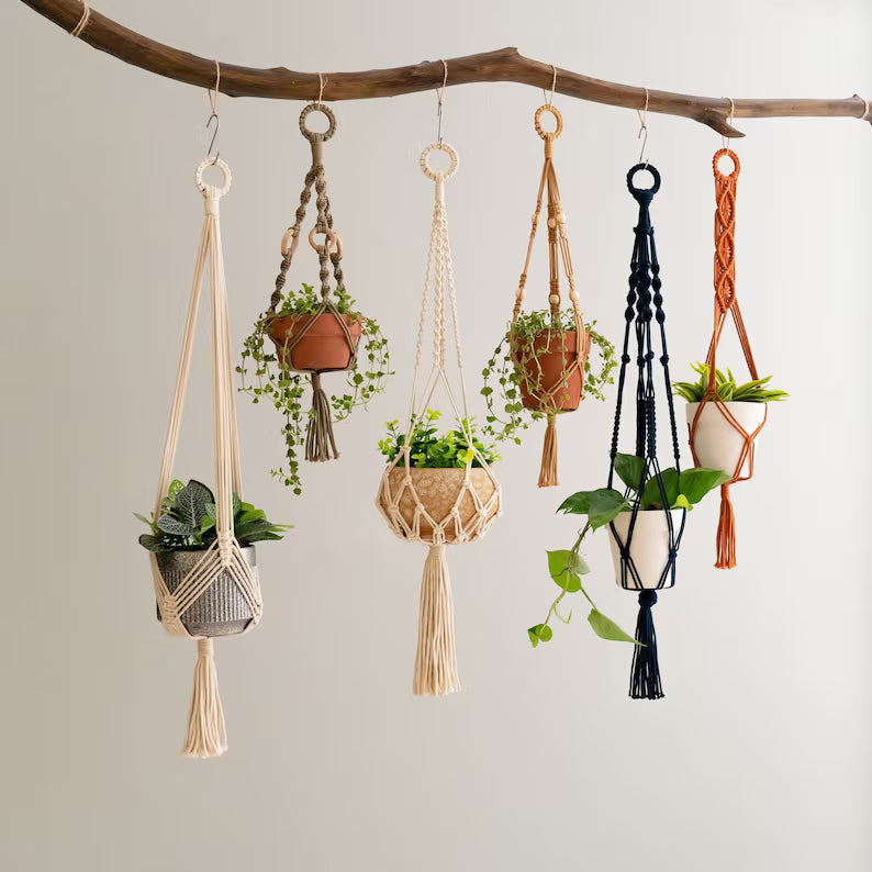 Tassel Plant Hanger, Macrame Home Decor,Hanging Pot