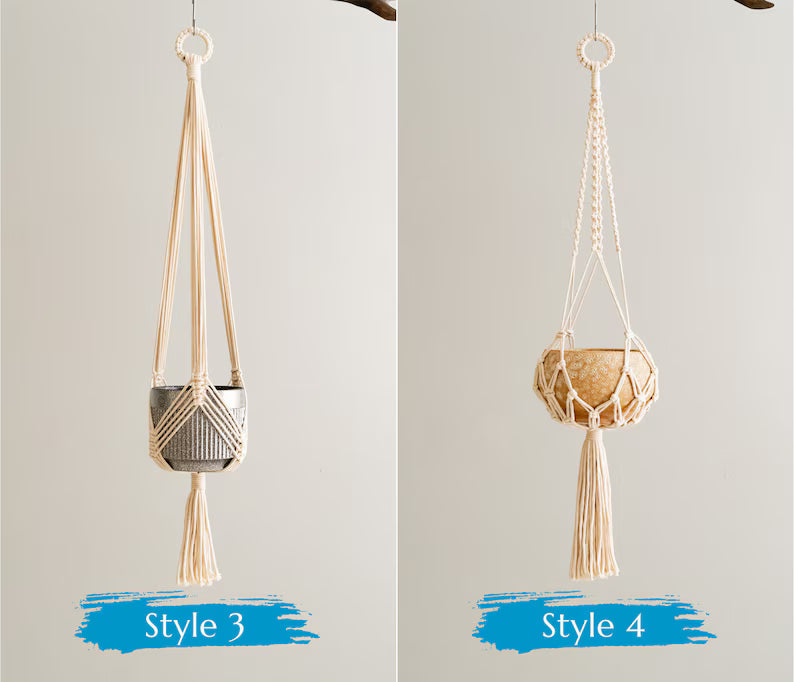 Tassel Plant Hanger, Macrame Home Decor,Hanging Pot